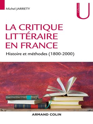 cover image of La critique littéraire en France